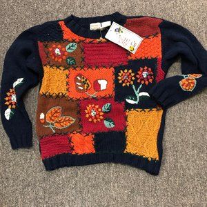 Girl's Hand Knit Sweater